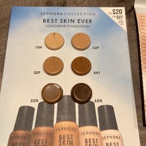 [free for bundle] Mac makeup forever Sephora foundation samples